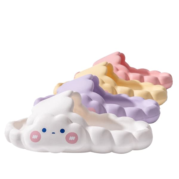 Tofflor flip-flops Beach Cloud för kvinnor vita white 40-41