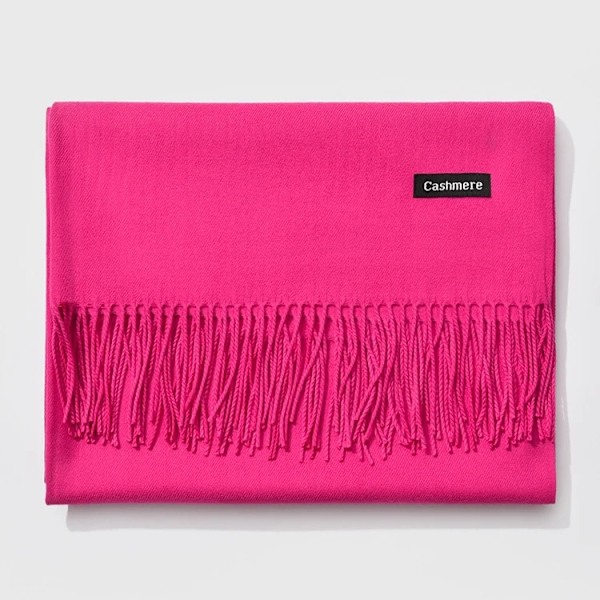 Lys rosa sjal skjerf Viscose Mörkrosa Dark pink
