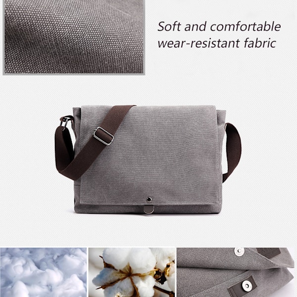 Canvas messenger taske Mode skuldertaske Fritid