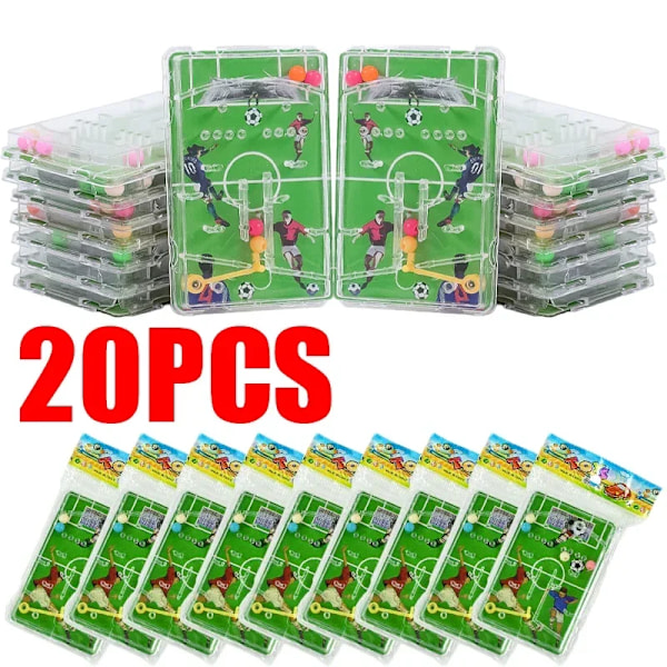 20 st Fotboll labyrintspel Pojkfavorit Pinballspelbräde Tidig Utbildning Fotbollsskytte Mönster Leksak Barnfödelsedagspresent 20pcs