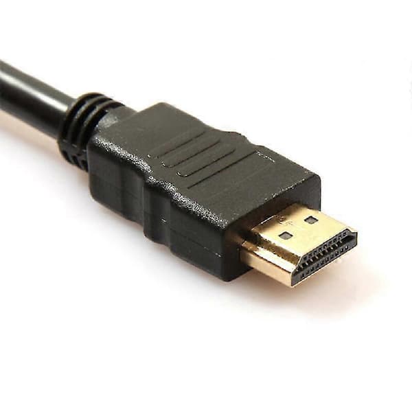 HDMI till RCA Video Ljudkabel - 1,5m, Stöder HD-spelare till TV-anslutning Black