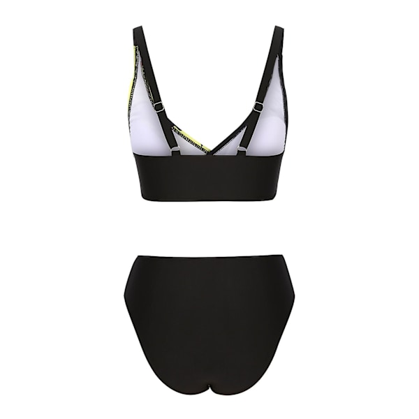 Badedragt Kvinder Badedragt Kvinder Print Sæt Badedragt Todelt Bh Badetøj Strandtøj Kvinder Bikini Badedragter Gul L Yellow