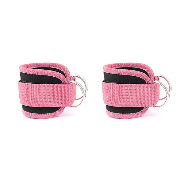 Ankelstropper til kabelmaskiner, 2-pak lyserød Pink 144