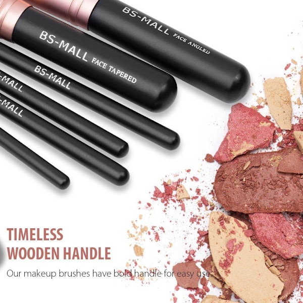 BS01 - BS-MALL 14 stk. eksklusive Make-up / makeup børster af bedste kvalitet 150