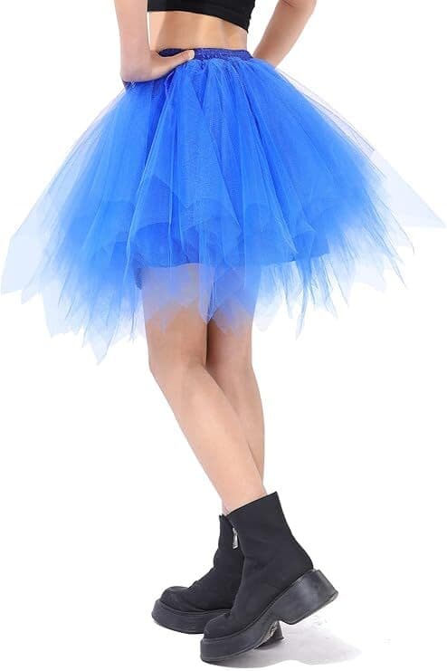Tutu til kvinder - Karneval, Ballet, Halloween, Maskerade blue
