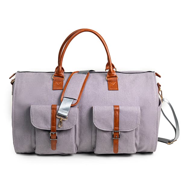 Konvertibel duffelbagage för män Resväska för kläder Handbagage Plaggväskor Grey