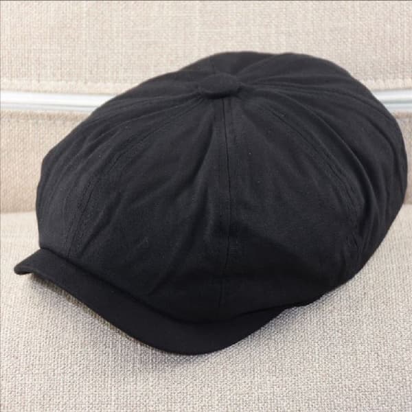 Big Head Plus Size Herre Newsboy Flat Cap 100% Bomull Gatsby Ivy Golf Cabbie Hatt Overdimensjonert