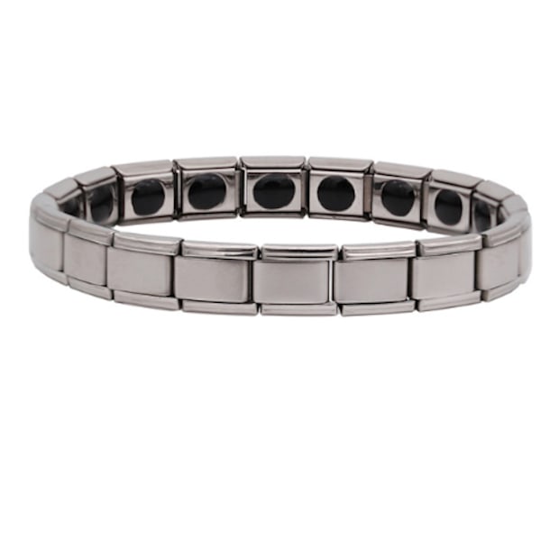 Magnetarmband, hälsa, vikt, balanssmycke silver Silver