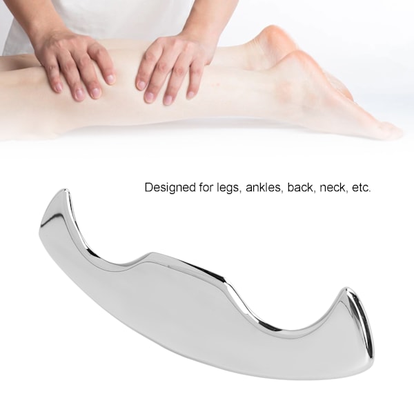 Multifunctional Stainless Steel Gua Sha Tool for Muscle Relaxation, Scraping Board for Foot, Ankle and Leg