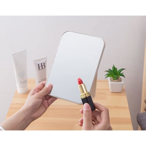 Spegel Super HD Bordspegel Vikbart Ställ Designad Sminkspegel Handsfree/Handhållen Spegel