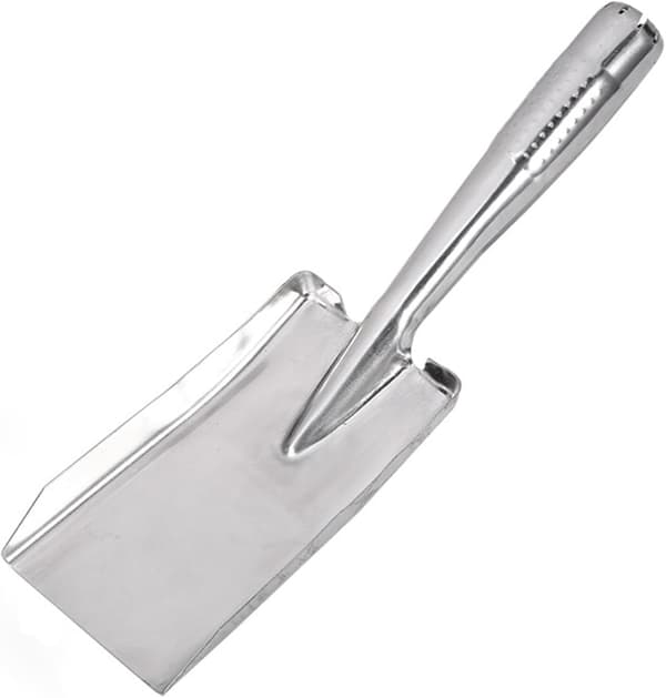 Hagespade i rustfritt stål, liten hagespade, perfekt for planting, omplanting, luking, graving