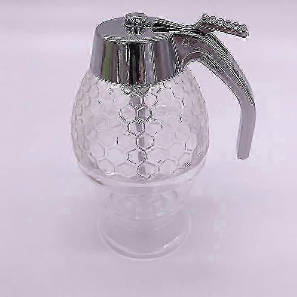 Akryl Sockerbehållare Dispenser - Fingeravtryckssockerburk, Sockerdispenser för Kaffe, 8 Oz