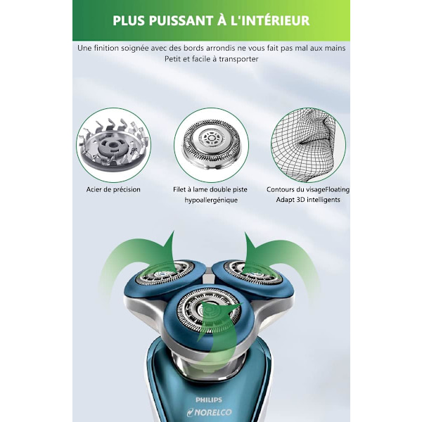 SH71/50 Skrabehoved til Series 7000 (S7XXX) og Series 5000 (S55XX) barbermaskiner