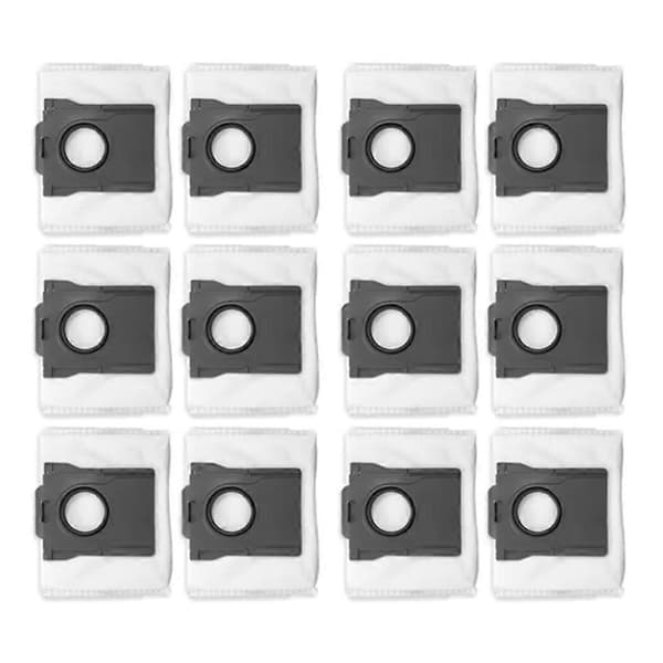 12 st dammsugarpåsar för Dreame D20 Plus / Dreame D20 dammsugare reservdelar dammpåse 12Pcs