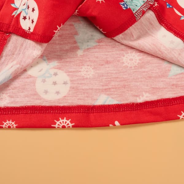 Familiepyjamas til jul - Julepyjamas matchende sett far rød Father red XL