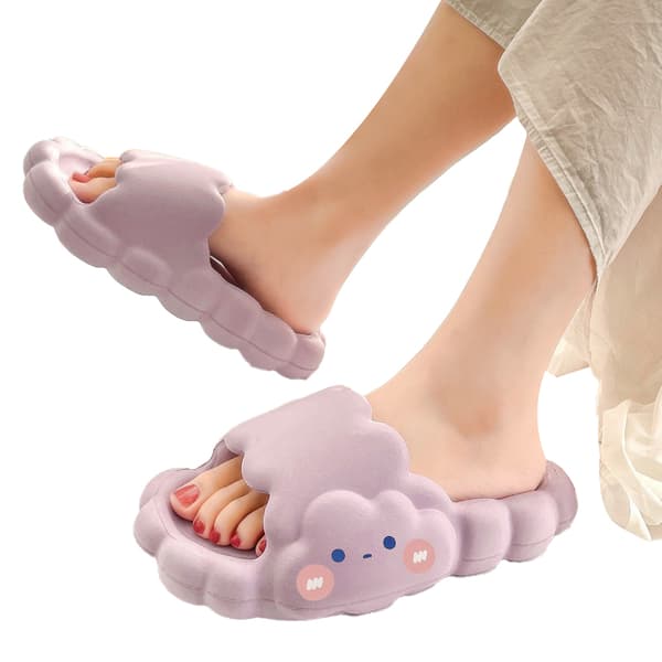 Tofflor flip-flops Beach Cloud för kvinnor lila purple 38-39