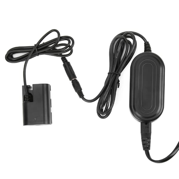 Nätadapter DC-koppling LPE6 Fullt avkodat dummybatterisats för Canon 5D2 5D3 5D4 6D 6D2 60D