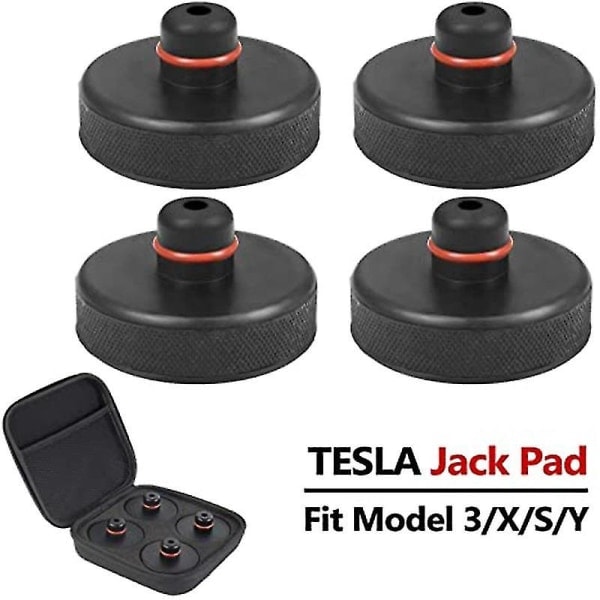 Tesla Model 3 / Y/s/x Jack Pad Pucks Jack Lift Pad Adapter Tool med opbevaringsboks (beskytter batteri og chassis) null none Y