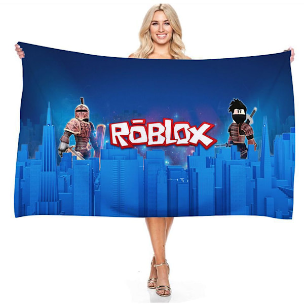 Roblox badehåndkle for svømming Mikrofiber håndklær Supermyk filt Yogahåndklær 75 x 150 cm C