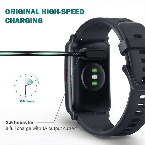 Smartklokkelader for Huawei Watch Fit/ Band7/ 6/ 6pro/ Honor 6 Ladekabel USB
