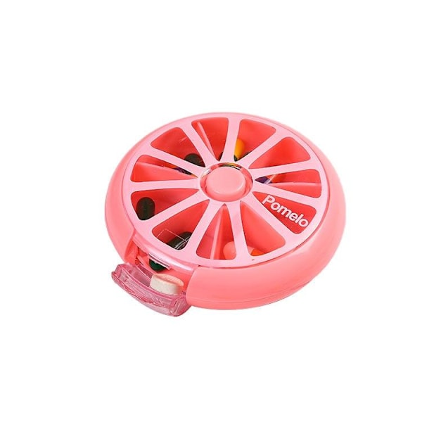 dosett piller dosett medicinförvaring pillerbox veckopiller 7 rosa rosa