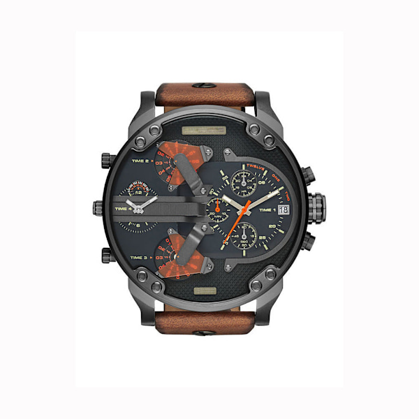 Herreur Personlighed Stort Urskive Trend Metal Quartz Ur 7313 belt