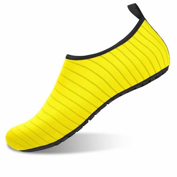 (Koko: 38/39) Uimakengät naiset miehet rantakengät surffaus aqua kengät Keltainen 38/39 Yellow