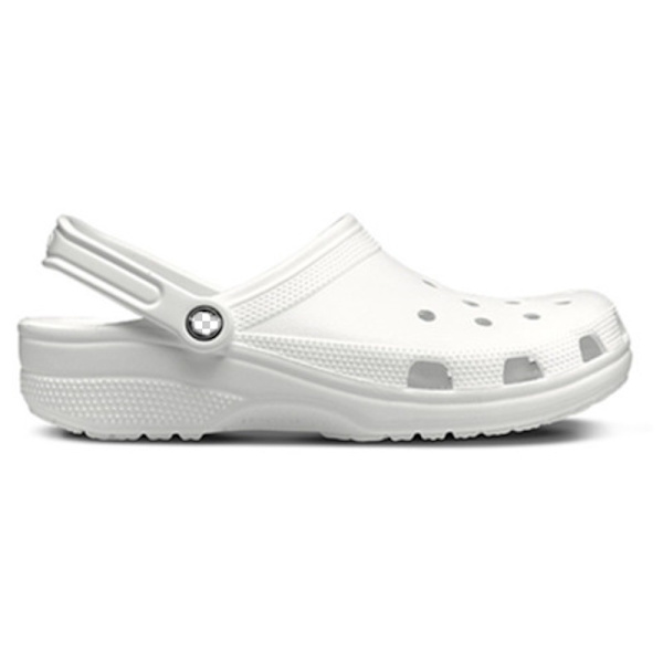 Crocs klassiske hulsko til børn sort white M5/W7