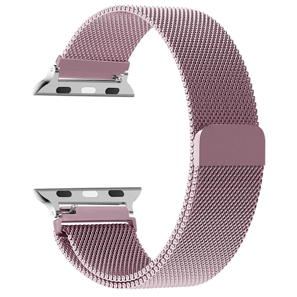 Milanese Loop-reim for Apple Watch 44 mm, 40 mm, 45 mm, 49 mm, 41 mm, 38 mm, 42 mm, 44 mm Armbånd iWatch Serie 9, 3, 6, 5 SE, 7, 8 Ultra 2 Roségull/Pinkgull pink gold 42mm 44mm 45mm 49mm