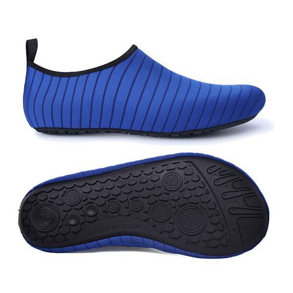 (Koko: 38/39) Uimakengät, uintikengät, surffikengät, vesikengät, sininen 38/39 Blue