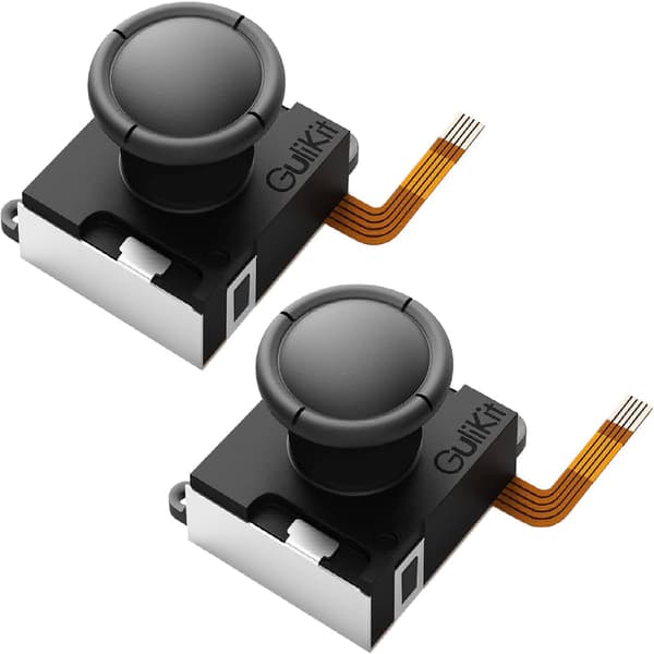 Guli Switch Joystick Udskiftningssæt, Uden Strøm, Hall-effekt Joystick til Switch Joycon, OLED Switch Joycon og