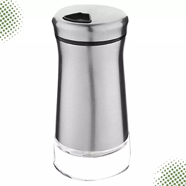 Kitchen Storage Jar Stainless Steel Pepper Salt Shaker Container