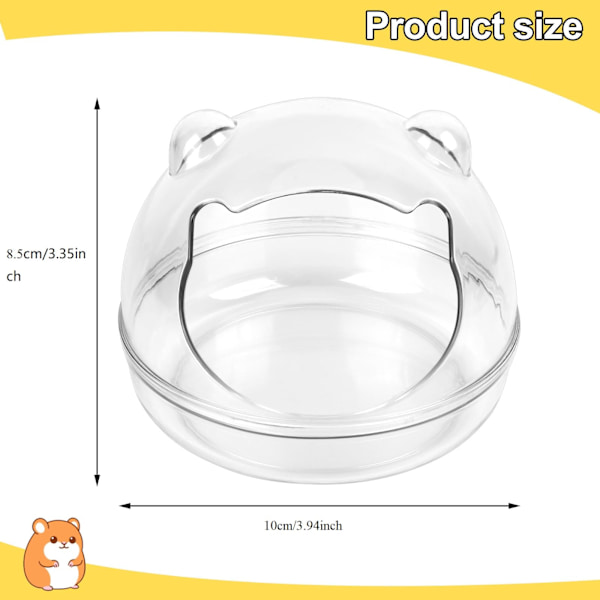 1 hamster sandbad M（12*8.5cm）