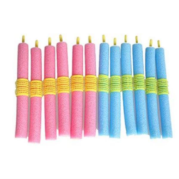 Magic Curler Twister skumhårruller 12-pakning