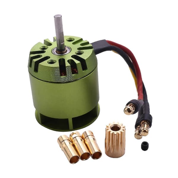 4000KV Borstlös Motor för Alla ALIGN TREX 450 RC Helikoptrar Green