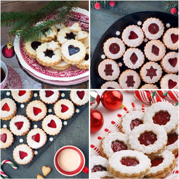Julekakeformer sett med 8, kakeformer i rustfritt stål, baking
