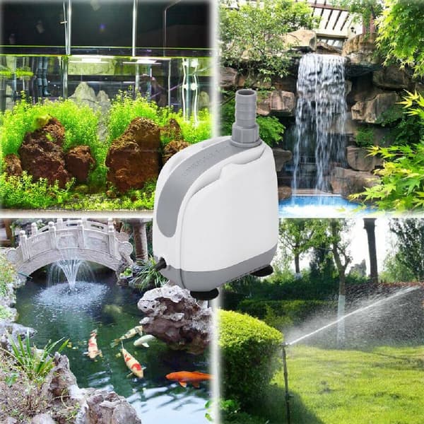 Dränkbar Livewell-pump Botteninsug Akvariepump Tyst Vatten