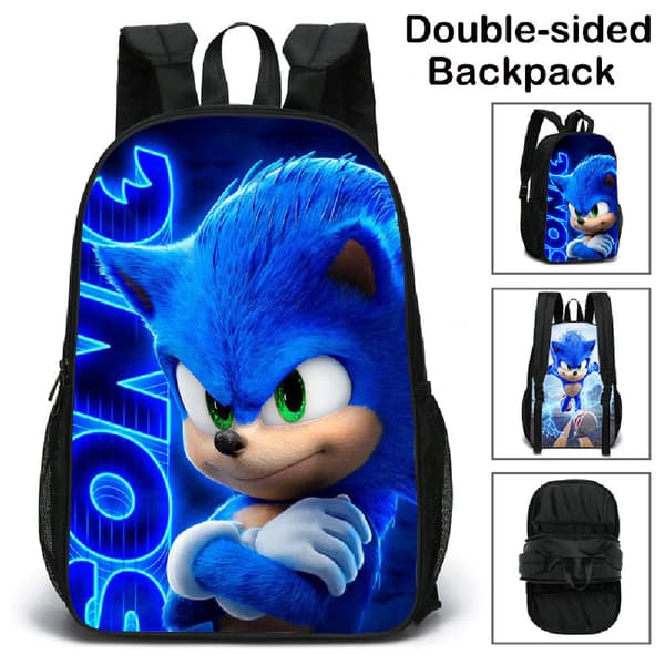 2025 Ny Dubbelsidig Sonic Ryggsäck 2