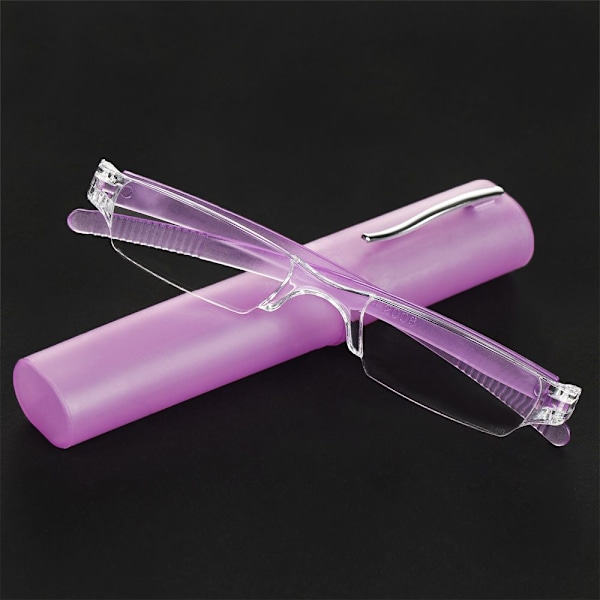 Läsglasögon Ultralätta glasögon LILA STYRKA 4.00 lila Strength 4.00 purple