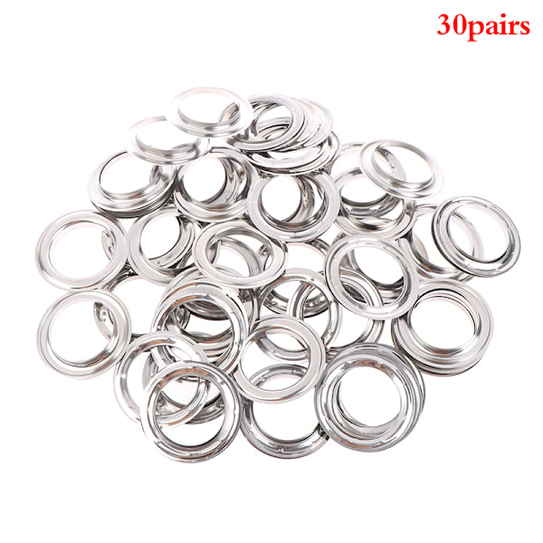 10/30/60 par 4 cm innerdiameter rund hålgardinring 30pcs