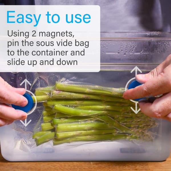 [10-pack] Sous Vide-magneter för att hålla påsar nedsänkta och på plats - Sous Vide-tillbehör