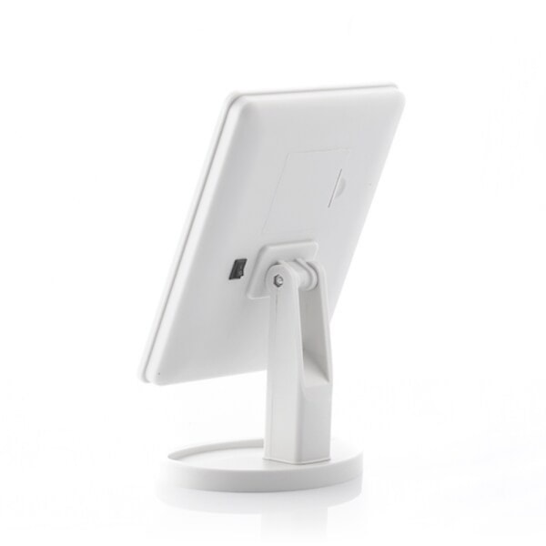 Stilren sminkspegel med LED-belysning 1-Pack