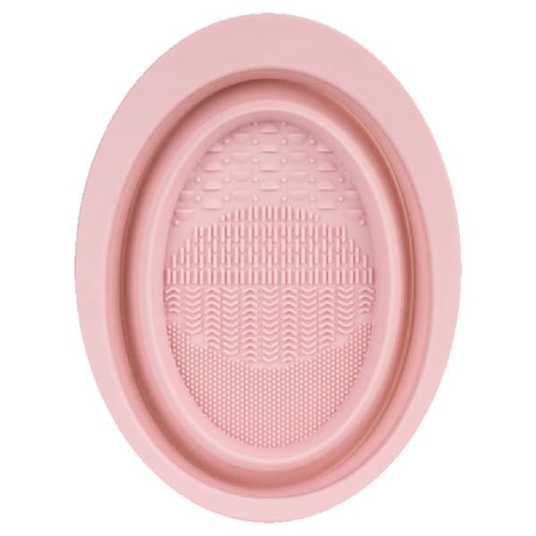 TECHNIQUE PRO SAMMENKLAPPELIG SILIKONE MAKEUPBØRSTE RENSEBAKKE - NUDE ROSE