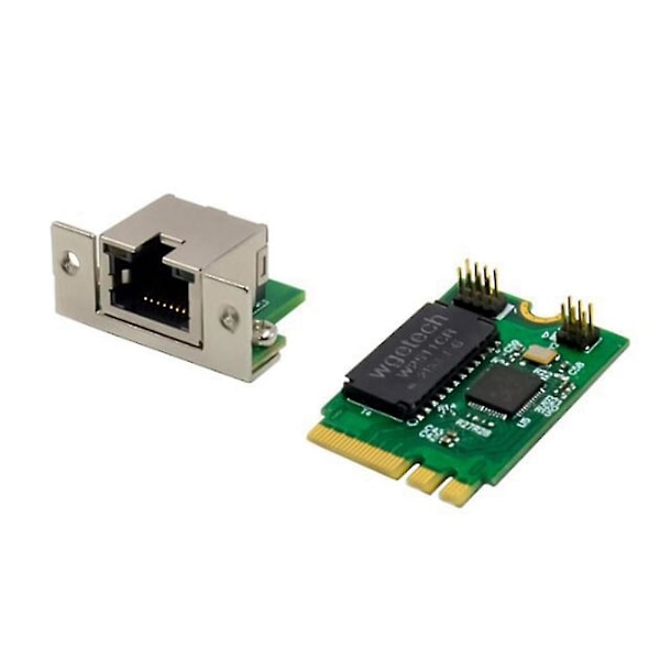 M.2 A+E 2.5G Ethernet-adapter 2.5G/1G/100M Multi-Gigabit M.2 Netværkskort 8125B COM