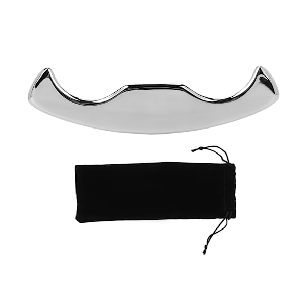 Multifunktionelt Gua Sha-værktøj i rustfrit stål til muskelafslapning, skrabebord til fod, ankel og ben