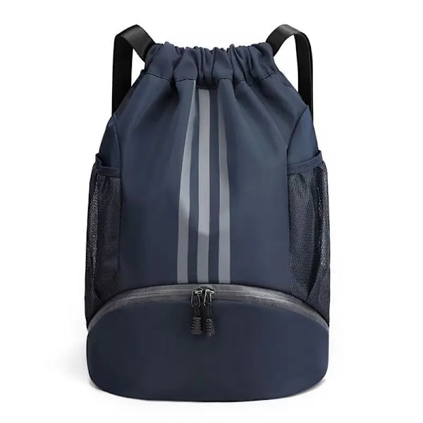 Stor sportgymnastikryggsäck med stor kapacitet. Deep Blue