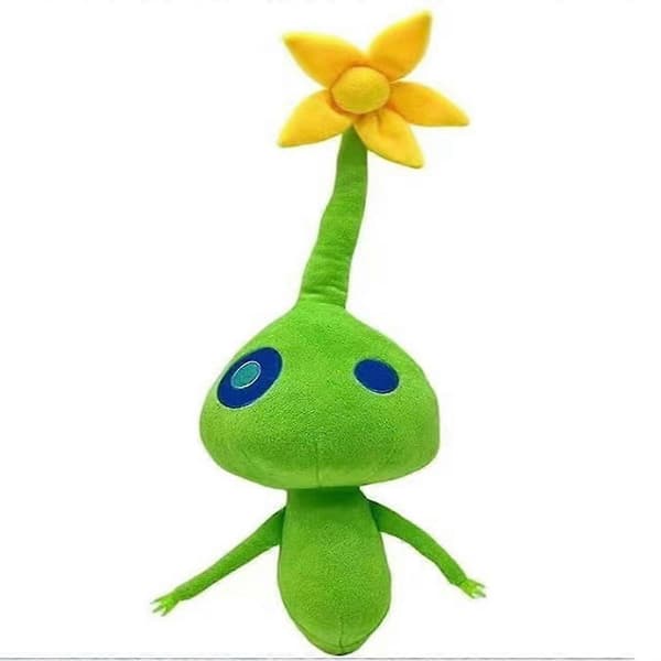 Pikmin 4 Søde Plyslegetøj Fyldte Dukker til Spilentusiaster Børn Voksne Gaver Hjem Sofadekoration Green