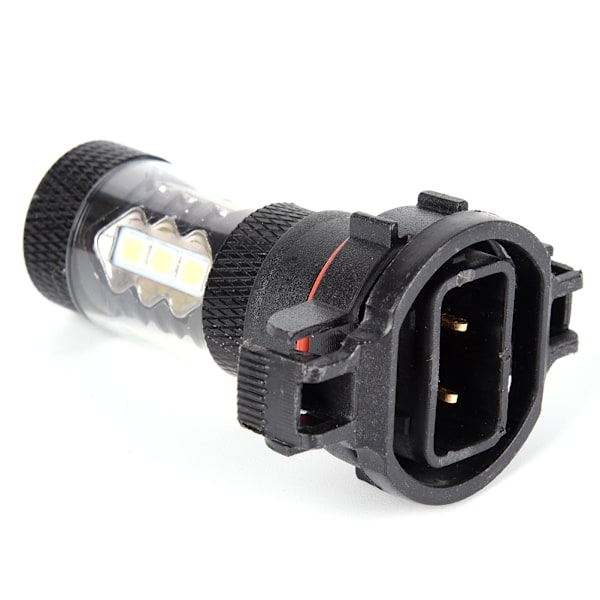 2x PSX24W H16 5202 Super Hvit 160W LED 144 SMD Pære Tåkelys