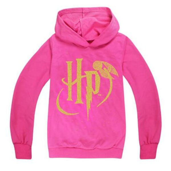 Hogwarts Harry Potter Lasten Huppari Collegepaita Pusero Ruusunpunainen Rose red 140cm