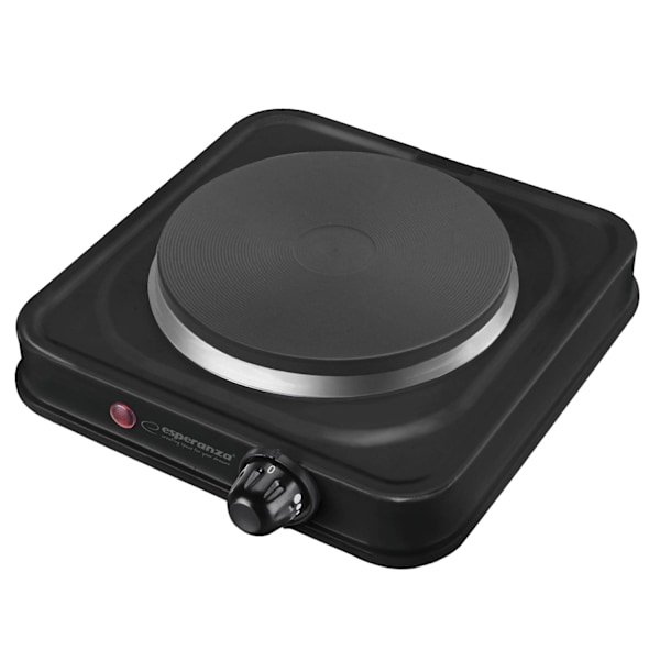 Esperanza - Keittolevy 5 lämpötilatasolla - 1000W black
